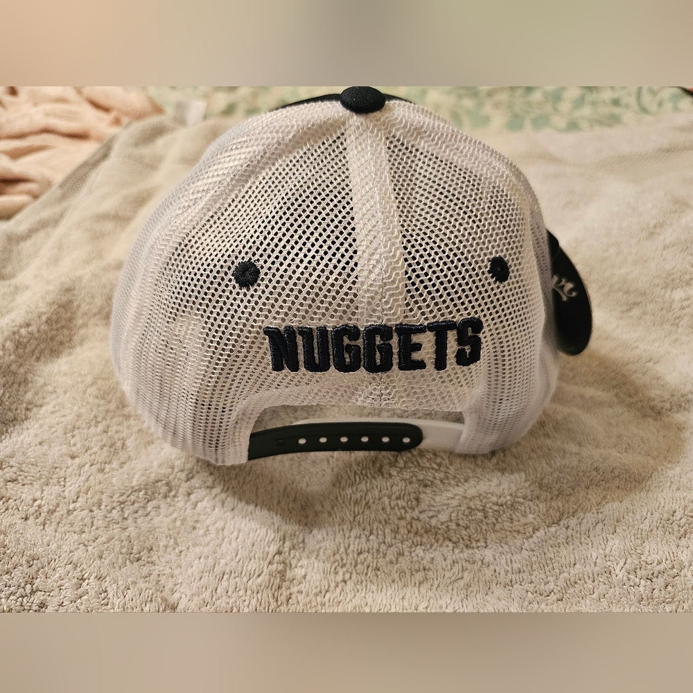 NWT Zephyr Blue and Gray Denver Nuggets Adjustable Cap. - Picture 3 of 9